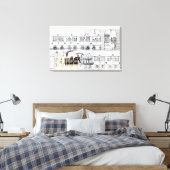 インディアン鉄道 キャンバスプリント (インサイチュ (寝室))