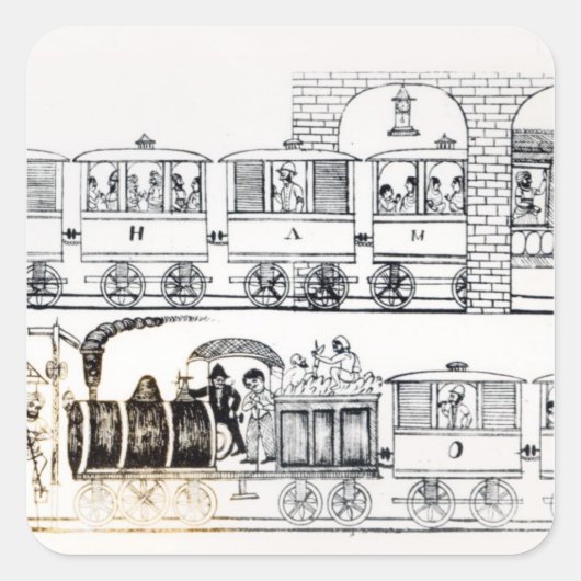インディアン鉄道 スクエアシール (正面)