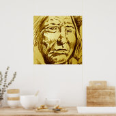 インディアン鉛筆のスケッチのポスター ポスター (キッチン)