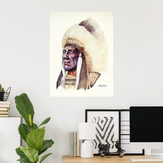 インディアン長 ポスター (ホームオフィス)