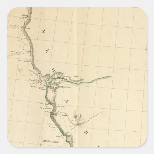 インディアン集落カリフォルニア スクエアシール (正面)