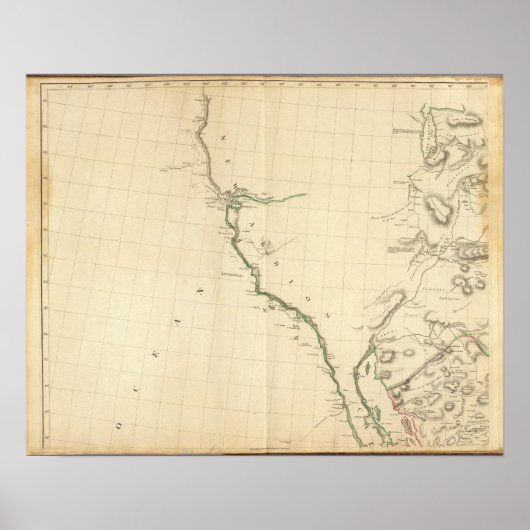 インディアン集落カリフォルニア ポスター (正面)