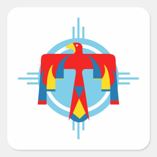 インディアン雷鳥 スクエアシール (正面)