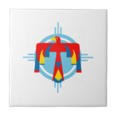 インディアン雷鳥 タイル (正面)