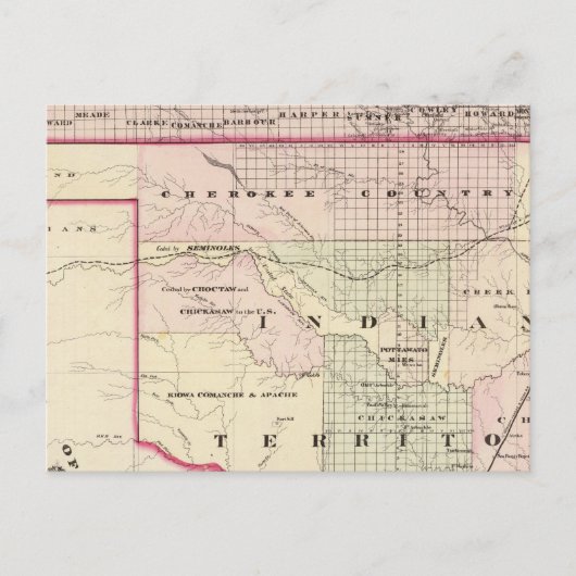 インディアン領域2 ポストカード (正面)