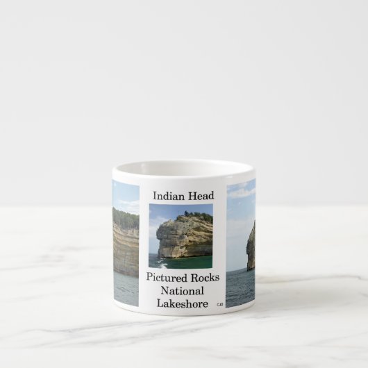 インディアン頭部エスプレッソマグ エスプレッソカップ (正面)