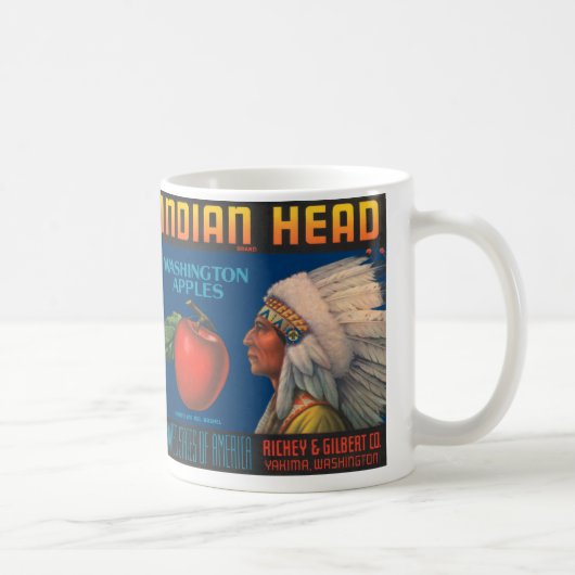 インディアン頭 コーヒーマグカップ (右)
