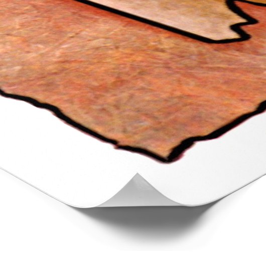 インディアン頭 ポスター (角)