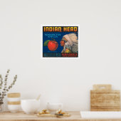 インディアン頭 ポスター (キッチン)