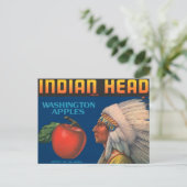 インディアン頭 ポストカード (スタンド正面)