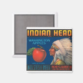 インディアン頭 マグネット (正面/裏面)