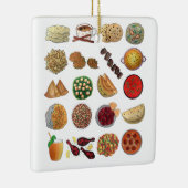 インディアン食のインド料理レストラン料理 セラミックオーナメント (右)