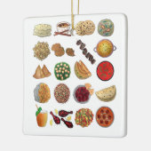 インディアン食のインド料理レストラン料理 セラミックオーナメント (左)