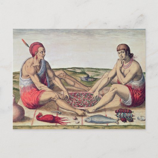 インディアン食べ物の食事 ポストカード (正面)