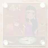 インディアン食品 ガラスコースター (裏面)