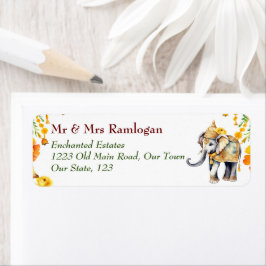 インディアン飾象 ラベル