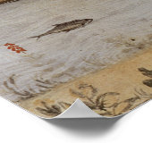 インディアン魚釣り ポスター (角)