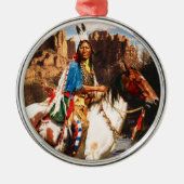 インディアン1Aオーナメント メタルオーナメント (正面)