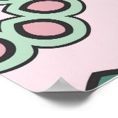 インディアン アラビック パッチワーク キルト ヴィンテージ ポスター (角)