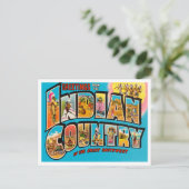 インディアン・カントリー・ヴィンテージ・トラベルからの挨拶 ポストカード (スタンド正面)