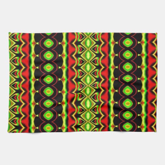 インディアン キッチンタオル (横)