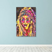 インディアン キャンバスプリント (インサイチュ (ウッドフロア))