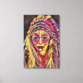 インディアン キャンバスプリント