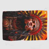 インディアン ゴルフタオル (横)