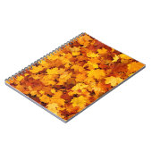 インディアン・サマーの黄金の葉 ノートブック (左側)