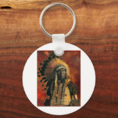 インディアン_チーフ キーホルダー (正面)