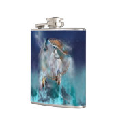 インディアン·ドリームキャッチャーと部族の頭狼 フラスク (左)