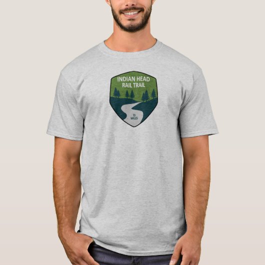 インディアン・ヘッド・レール・トレイル Tシャツ (正面)