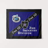 「インディアン·ヘッド」第2歩兵部 タペストリー (正面(横))