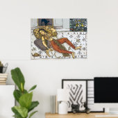 インディアン、ムガル女性、プリンセス ポスター (ホームオフィス)