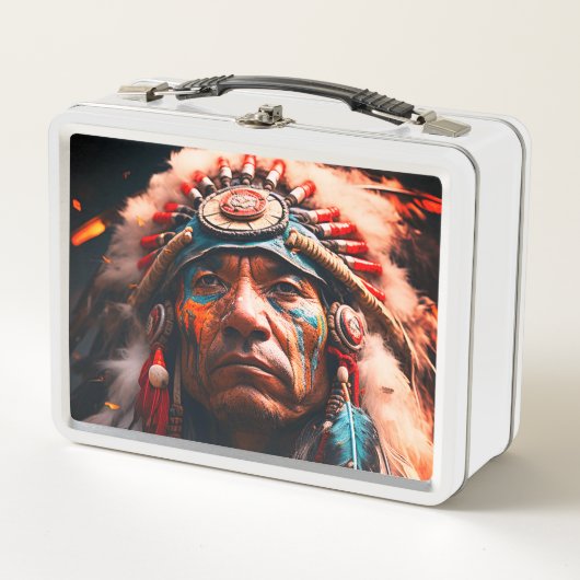 インディアン メタルランチボックス (正面)