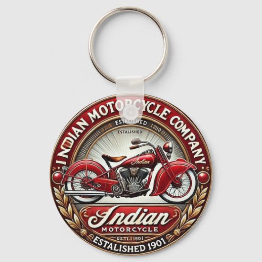 インディアン・モーターサイクル キーホルダー (正面)