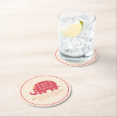 インディアン ラウンドペーパーコースター (インサイチュ)