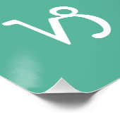 インディアン〔占星術の〕十二宮図 – 神聖な色を持つ12ヴェーダシンボルや象徴 ポスター (コーナー)