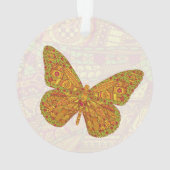 インディアン（昆虫）オオカバマダラ、モナークアクリルオーナメント オーナメント (裏面)