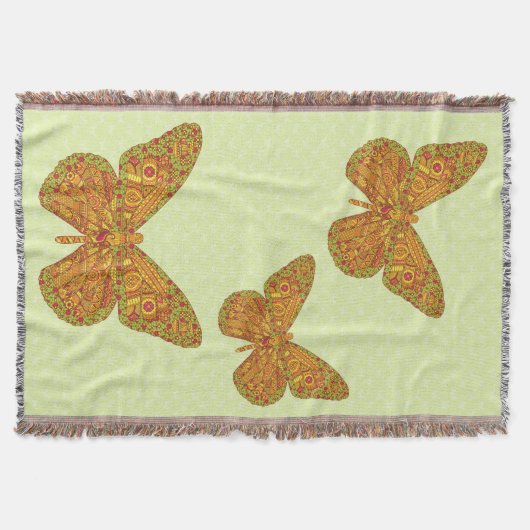 インディアン（昆虫）オオカバマダラ、モナークブランケット スローブランケット (正面)