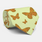インディアン(昆虫)オオカバマダラ、モナークメンズネックタイ ネクタイ (ロール)