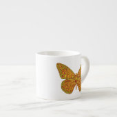 インディアン（昆虫）オオカバマダラ、モナーク専門マグカップ エスプレッソカップ (正面右)