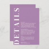 インディアンAfrican Violetエンクロージャカード エンクロージャーカード (正面/裏面)