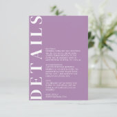 インディアンAfrican Violetエンクロージャカード エンクロージャーカード (スタンド正面)