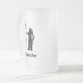 インディアンApache フロストグラスビールジョッキ (正面左)