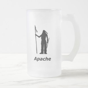 インディアンApache フロストグラスビールジョッキ