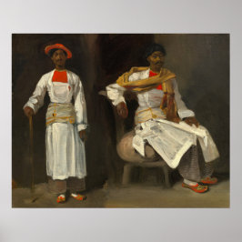 インディアンfromカルカッタ – ユージェーンデラクロワファインアート ポスター