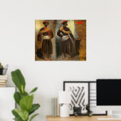 インディアンfromカルカッタ – ユージェーンデラクロワファインアート ポスター (ホームオフィス)