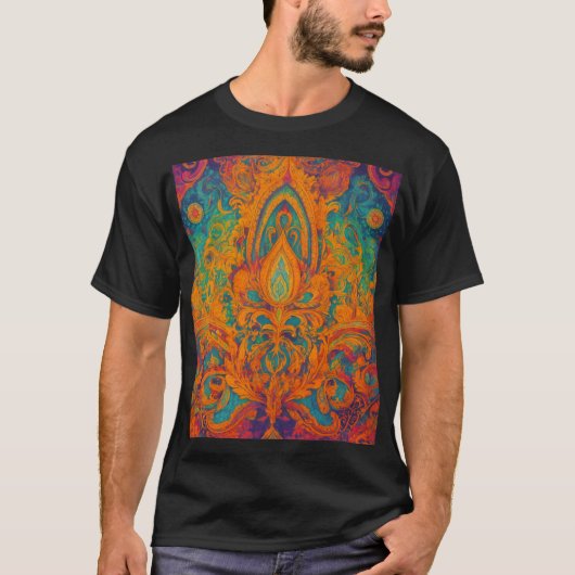 インディアンrangoli Tシャツ (正面)