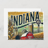 インディア動揺してグランジナ ポストカード (正面/裏面)